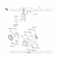 CRANKSHAFT voor Kawasaki ZZR250 2003