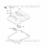 CYLINDER HEAD COVER voor Kawasaki ZZR250 2003