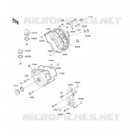 ENGINE COVERS voor Kawasaki ZZR250 2003