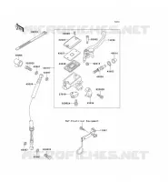 FRONT MASTER CYLINDER voor Kawasaki ZZR250 2003