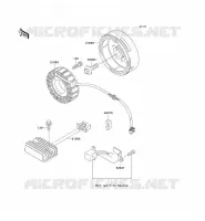 GENERATOR voor Kawasaki ZZR250 2003