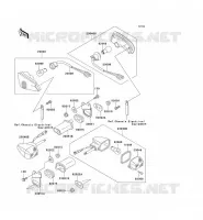 INDICATORS voor Kawasaki ZZR250 2003