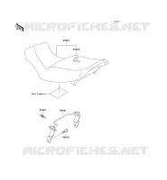 SEAT voor Kawasaki ZZR250 2003
