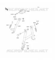STAND voor Kawasaki ZZR250 2003