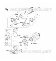 STARTER MOTOR voor Kawasaki ZZR250 2003
