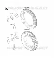 TIRES voor Kawasaki ZZR250 2003