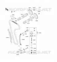 CAMSHAFT   TENSIONER voor Kawasaki ZZR250 2003