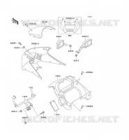 COWLING voor Kawasaki ZZR250 2003