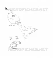 LABELS voor Kawasaki ZZR250 2003