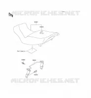 SEAT voor Kawasaki ZZR250 2003