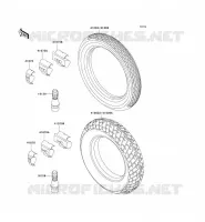 TIRES voor Kawasaki ZZR250 2003