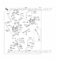 CARBURETOR voor Kawasaki ZZR250 2003