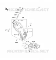 CHASSIS voor Kawasaki ZZR250 2003