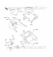 COWLING voor Kawasaki ZZR250 2003