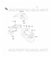 FENDER voor Kawasaki ZZR250 2003