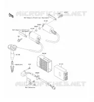 IGNITION SYSTEM voor Kawasaki ZZR250 2003