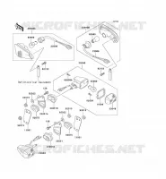 INDICATORS voor Kawasaki ZZR250 2003