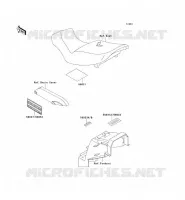 LABELS voor Kawasaki ZZR250 2003