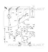 SWITCH   REFLECTORS voor Kawasaki ZZR250 2003