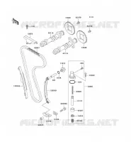 CAMSHAFT   TENSIONER voor Kawasaki ZZR250 2003