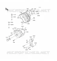 ENGINE COVERS voor Kawasaki ZZR250 2003