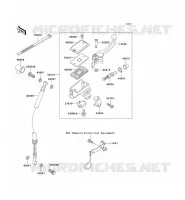 FRONT MASTER CYLINDER voor Kawasaki ZZR250 2003