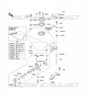 FUEL TANK voor Kawasaki ZZR250 2003