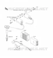 IGNITION SYSTEM voor Kawasaki ZZR250 2003