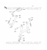 STAND voor Kawasaki ZZR250 2003
