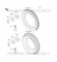 TIRES voor Kawasaki ZZR250 2003