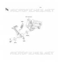 BRAKE PEDAL voor Kawasaki NINJA 250R 2008