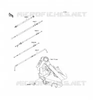 CABLES voor Kawasaki NINJA 250R 2008