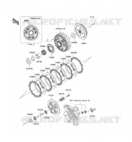 CLUTCH voor Kawasaki NINJA 250R 2008