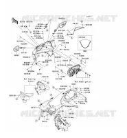 COWLING voor Kawasaki NINJA 250R 2008