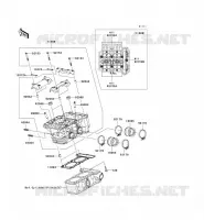CYLINDER HEAD voor Kawasaki NINJA 250R 2008