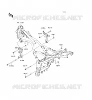 ENGINE MOUNT voor Kawasaki NINJA 250R 2008