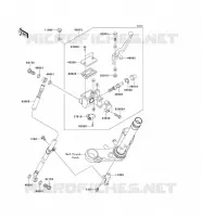 FRONT MASTER CYLINDER voor Kawasaki NINJA 250R 2008