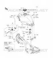 FUEL TANK voor Kawasaki NINJA 250R 2008