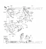 LOWER COWLING voor Kawasaki NINJA 250R 2008