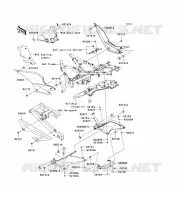 SIDE COVERS   CHAIN COVER voor Kawasaki NINJA 250R 2008