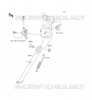 STAND voor Kawasaki NINJA 250R 2008