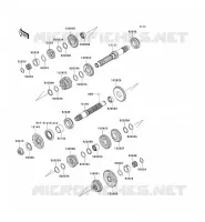 TRANSMISSION voor Kawasaki NINJA 250R 2008