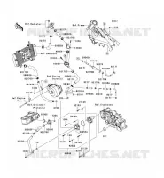 WATER PIPE voor Kawasaki NINJA 250R 2008