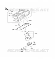 CYLINDER   PISTON  voor Kawasaki NINJA 300 ABS 2013