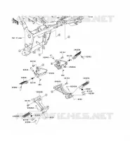 FOOTREST voor Kawasaki NINJA 300 ABS 2013