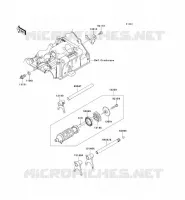 GEAR CHANGE DRUM   SHIFT FORKS voor Kawasaki NINJA 300 ABS 2013