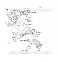 REAR FENDER voor Kawasaki NINJA 300 ABS 2013