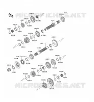 TRANSMISSION voor Kawasaki NINJA 300 ABS 2013