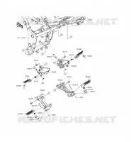 FOOTREST voor Kawasaki NINJA 300 ABS 2015