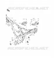 FRAME PARTS (COUVERTURE) voor Kawasaki NINJA 300 ABS 2015